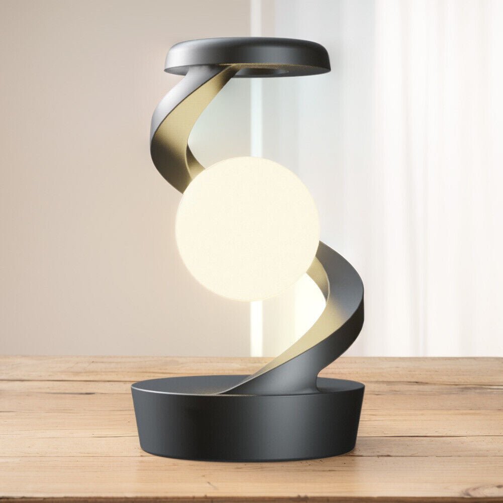 Rotating Wireless RGB Floating Moon Lamp - Memories Insite
